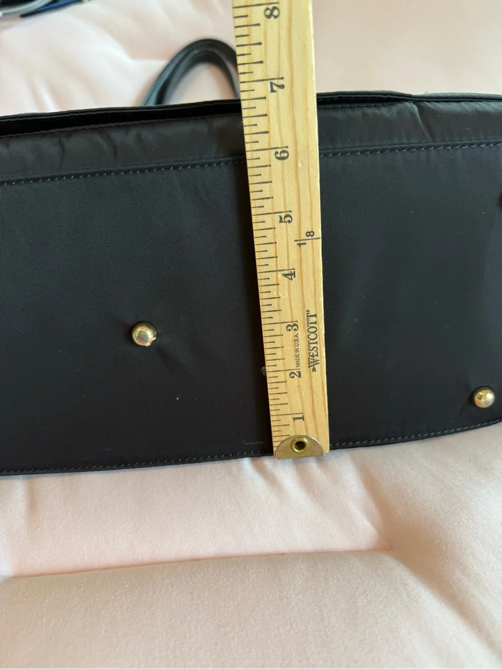 Lo & Sons Black Laptop Bag Tote